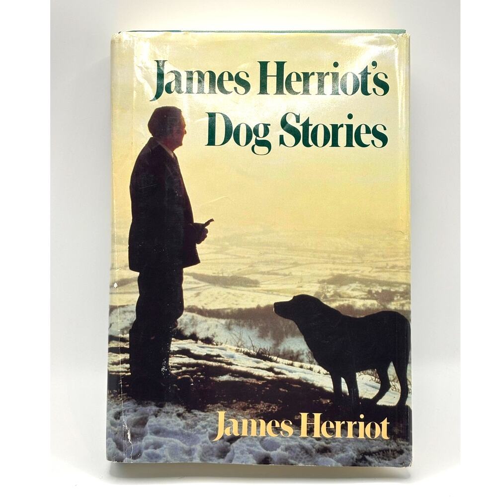 Vintage 1986 James Herriot's Dog Stories Book by James Herriot, HCDJ
